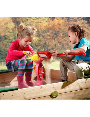 Drewniana piaskownica ze schowkiem na akcesoria Amy Sandpit AXI