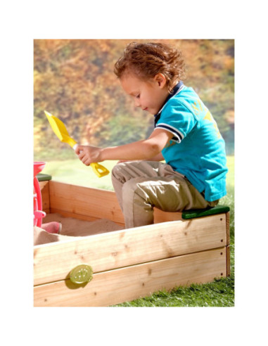 Drewniana piaskownica ze schowkiem na akcesoria Amy Sandpit AXI