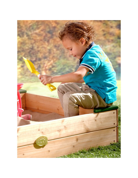 Drewniana piaskownica ze schowkiem na akcesoria Amy Sandpit AXI