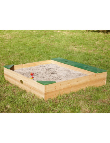 Drewniana piaskownica ze schowkiem na akcesoria Amy Sandpit AXI