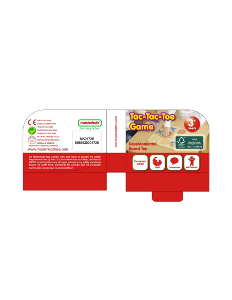 Kółko I Krzyżyk Drewniana Gra Dla Dzieci Logiczna Łamigłówka