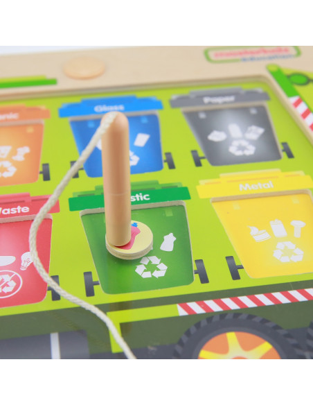 Sortowanie Śmieci Segregowanie Odpadów Edukacyjna Tabliczka Dla Dzieci Masterkidz