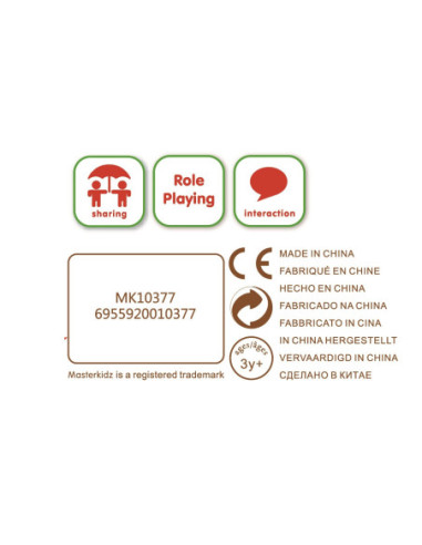 Realistyczne Owoce Zestaw Do Kuchni 10 Elementów Masterkidz