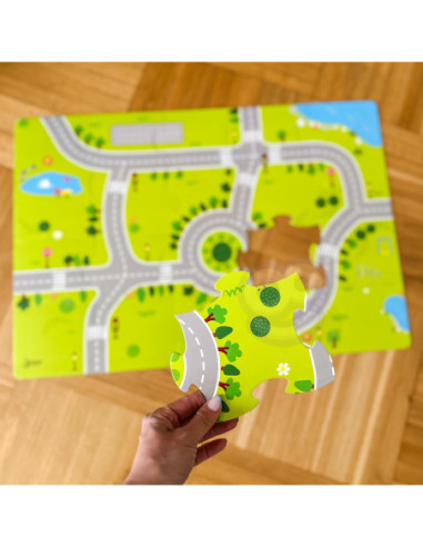 CLASSIC WORLD Drewniane Klocki Zbuduj Miasto