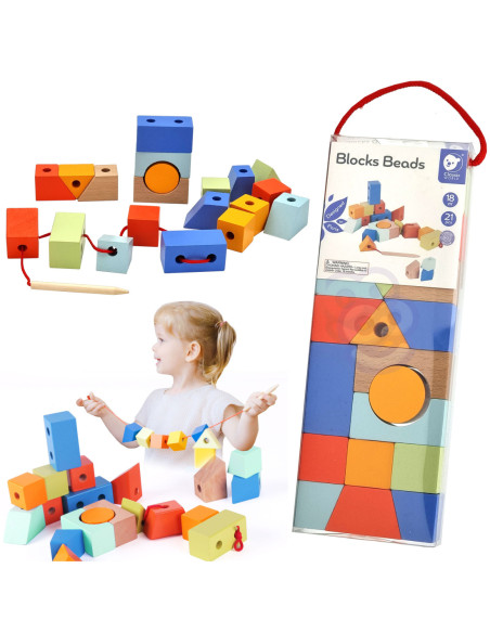 Przeplatanka Kolorowe Klocki Kształty Classic World