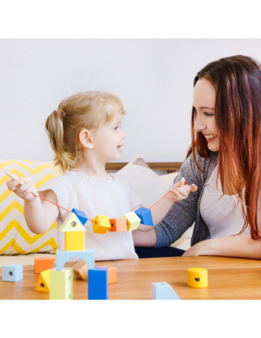 Przeplatanka Kolorowe Klocki Kształty Classic World