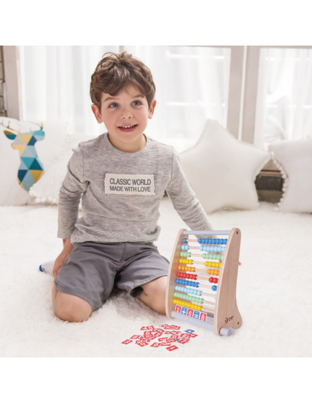 Drewniane Liczydło z działaniami matematycznymi Classic World