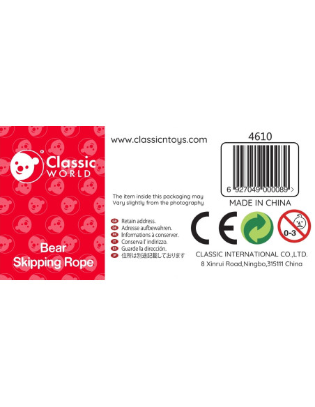 Skakanka Miś Classic World