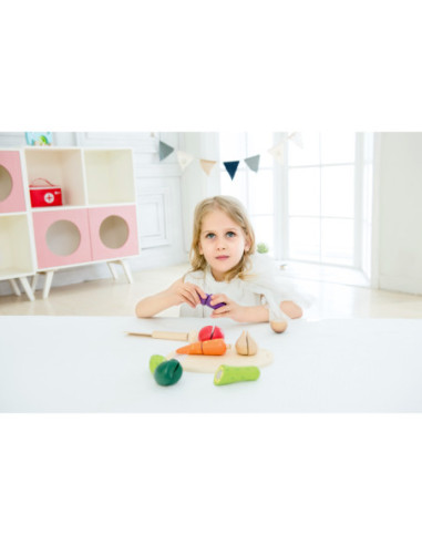 Drewniany Zestaw do Krojenia Warzyw CLASSIC WORLD