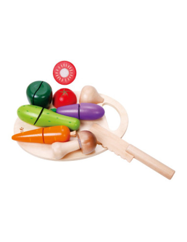 Drewniany Zestaw do Krojenia Warzyw CLASSIC WORLD