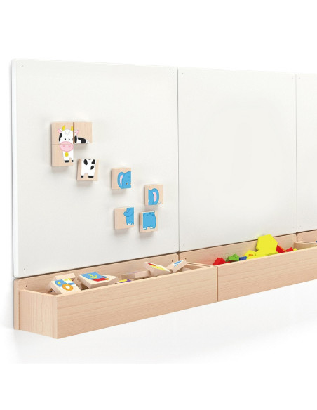 Drewniane Puzzle Magnetyczne Zwierzęta Układanka Viga Toys