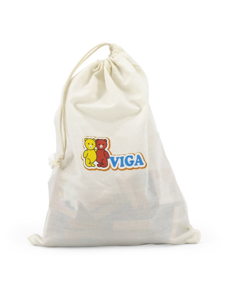 Drewniane Puzzle Magnetyczne Zwierzęta Układanka Viga Toys