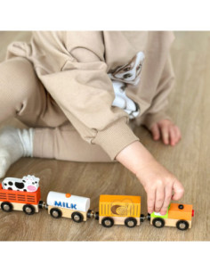 Viga Farma 6 Figurek Drewnianych 2