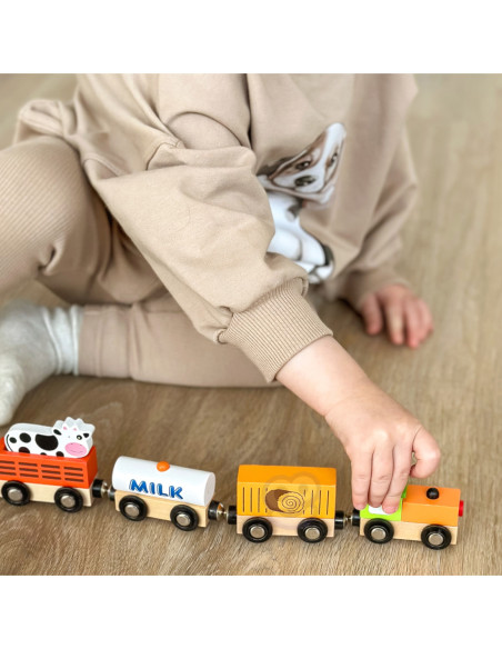 Viga Farma 6 Figurek Drewnianych