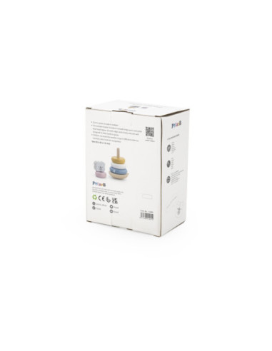 Edukacyjna Zabawka Drewniana Viga Piramidka