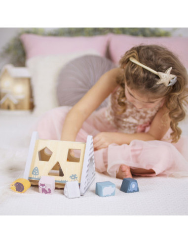 Drewniana piramidka edukacyjna - Sorter - VIGA - PolarB