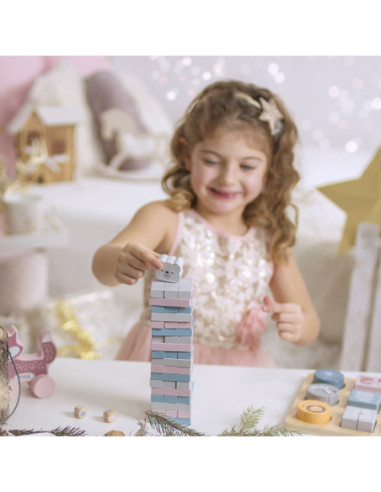 Drewniana gra Jenga Viga Toys