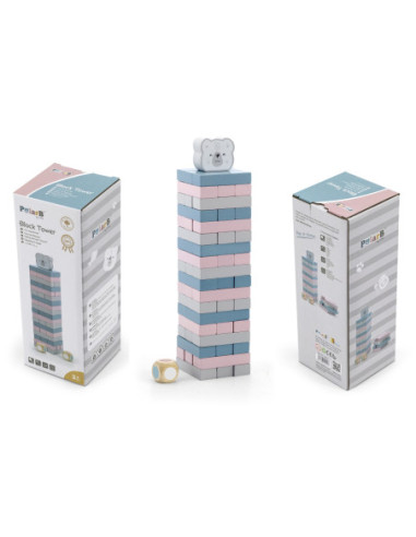 Drewniana gra Jenga Viga Toys