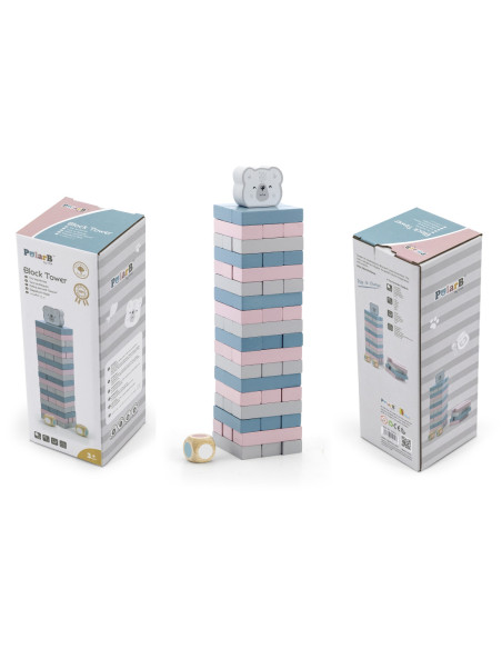 Drewniana gra Jenga Viga Toys