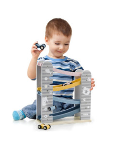 Drewniana Zjeżdżalnia Dla Samochodzików Viga