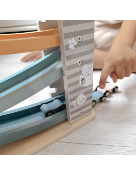  Drewniana Zjeżdżalnia Dla Samochodzików Viga