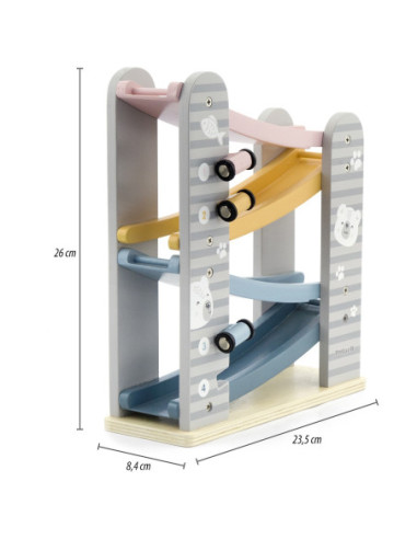  Drewniana Zjeżdżalnia Dla Samochodzików Viga