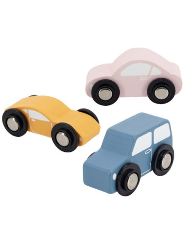 Drewniana laweta z samochodzikami Viga Toys