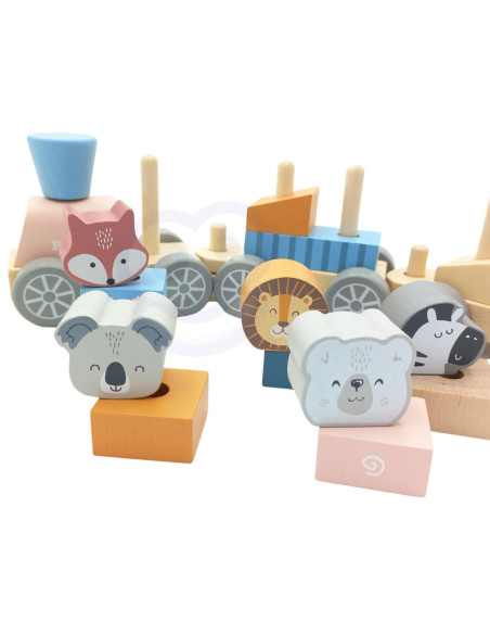 Kolorowa Kolejka Viga Toys