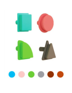 MASTERKIDZ Geometryczne Elementy Tablic 256 szt 2