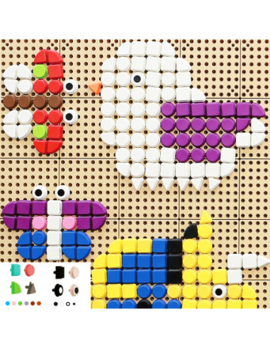 MASTERKIDZ Geometryczne Elementy Tablic 256 szt