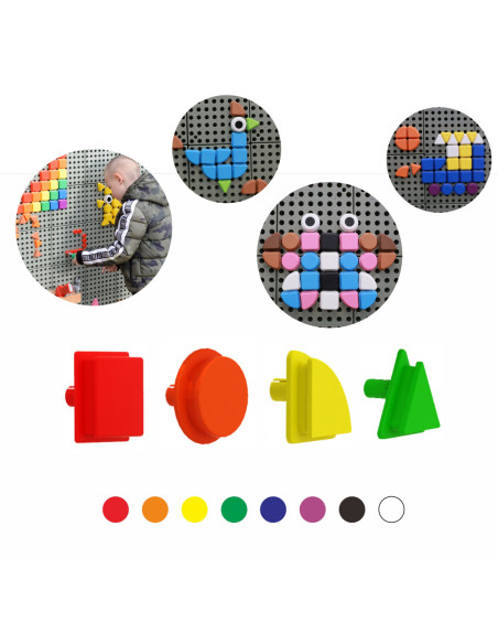 MASTERKIDZ Geometryczne Elementy 8 Kolorów