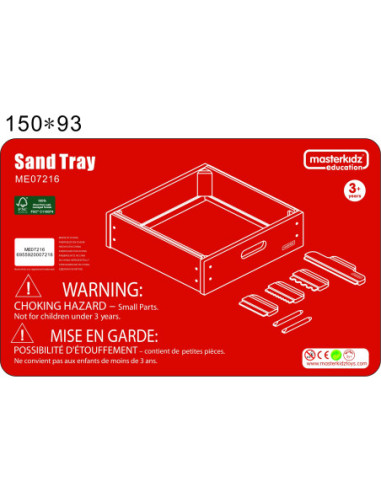 MASTERKIDZ Ramka Na Piasek + Akcesoria