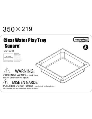 MASTERKIDZ Taca do zabawy wodą kwadrat