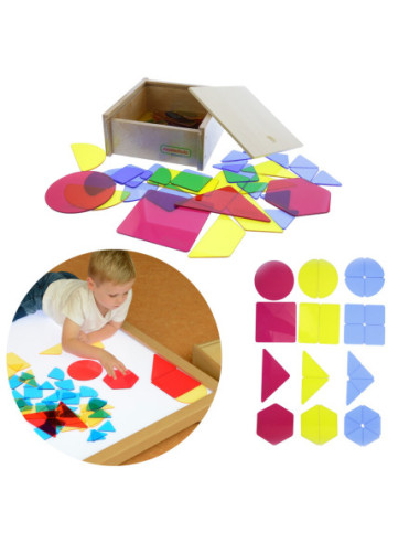 MASTERKIDZ Półprzezroczyste Kształty Geometryczne