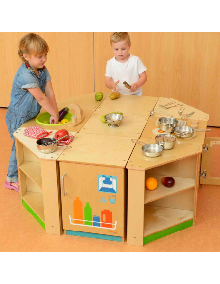 MASTERKIDZ Pastelowa Szafka ze Zlewem