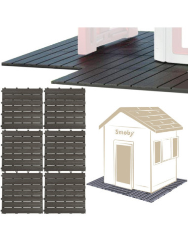 Smoby Podłoga do Domku 6 części