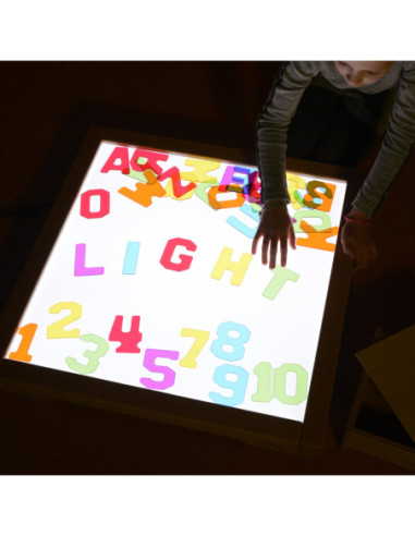 MASTERKIDZ Przezroczyste Cyfry i Litery 38 szt.