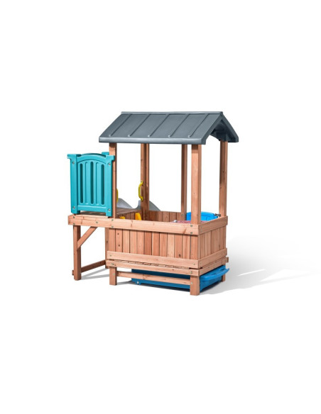 Step2 Adventure  drewniany plac zabaw Domek Zjeżdżalnia