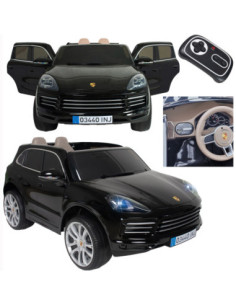 INJUSA Porsche Cayenne S 2-Seater 12V Battery-Powered Car R/C MP3
