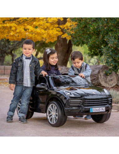 Porshe Cayenne S Samochodzik 12V R/C MP3 Światło Injusa