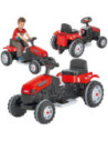 WOOPIE Duży traktor na akumulator czerwony