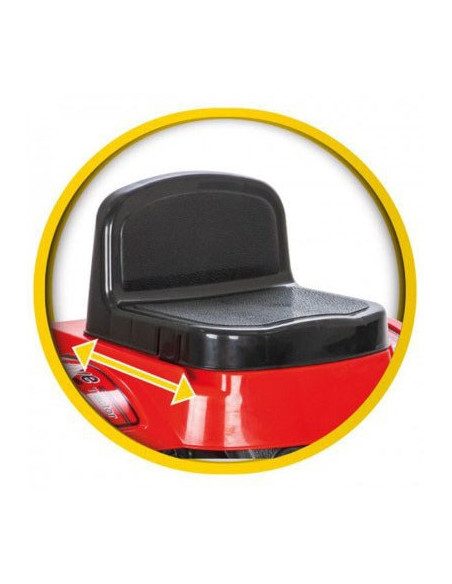 WOOPIE Traktor na Pedały Czerwony