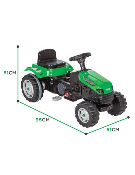 WOOPIE Traktor na Pedały Zielony