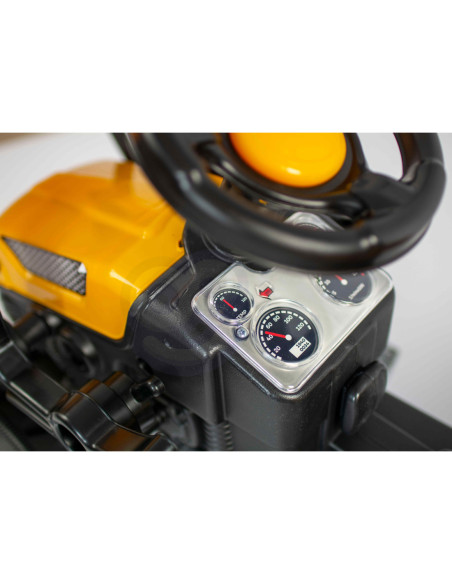 WOOPIE Ogromny Traktor Na Pedały Spychacz Żółty