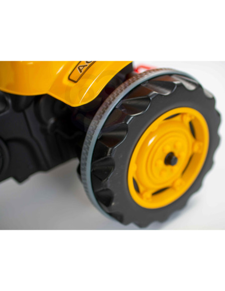 WOOPIE Ogromny Traktor Na Pedały Spychacz Żółty