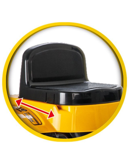 WOOPIE Ogromny Traktor Na Pedały Spychacz Żółty