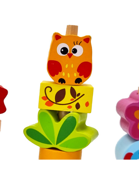 TOOKY TOY Układanka Balansująca Zwierzęta