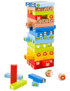 TOOKY TOY Gra Zręcznościowa Zwierzęta 82 el.