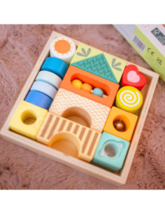 Drewniane Klocki Poznawcze Classic World 2