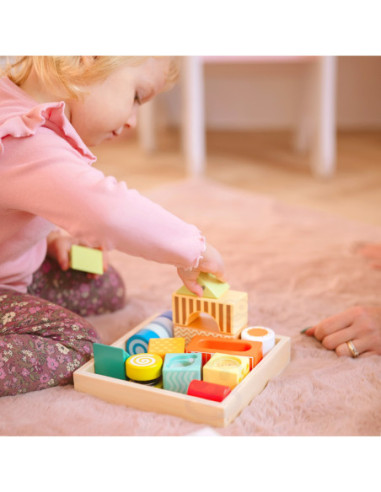 Drewniane Klocki Poznawcze Classic World